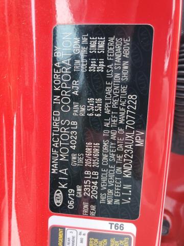 KNDJ23AUXL7077228 KIA SOUL LX