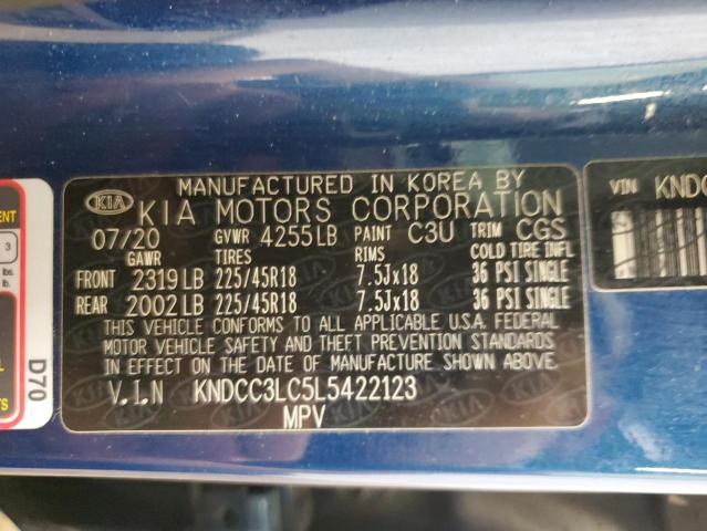 KNDCC3LC5L5422123 KIA NIRO TOURI