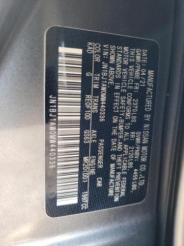 JN1BJ1AW0MW440336 Nissan ROGUE SPOR