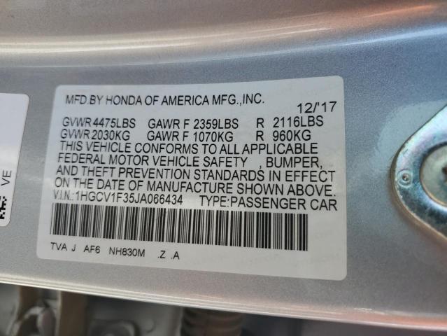 1HGCV1F35JA066434 Honda ACCORD SPO