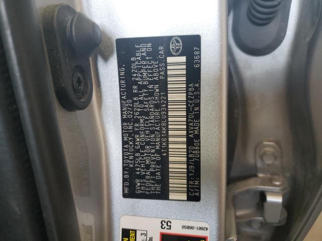 4T1K61AK8LU934221 Toyota CAMRY XSE
