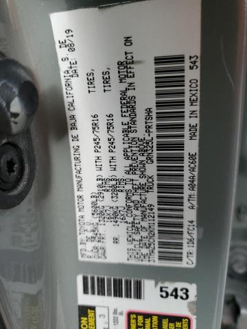 3TMAZ5CN2KM112149 Toyota TACOMA DOU