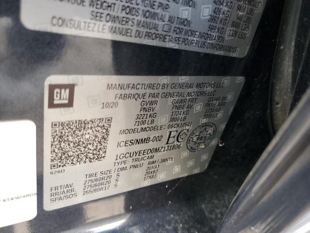 1GCUYEED0MZ131806 Chevrolet Silverado