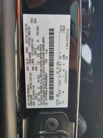1FTFW3L57RKD58697 Ford F150 Xlt