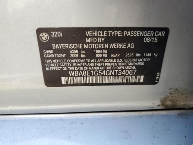 WBA8E1G54GNT34067 BMW 320 I