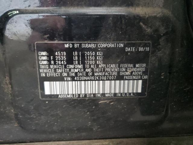 4S3BNAR62K3007007 Subaru LEGACY SPO