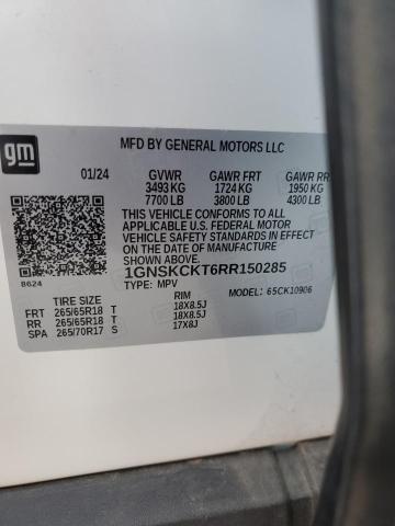 1GNSKCKT6RR150285 Chevrolet SUBURBAN K