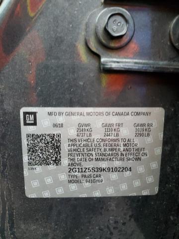 2G11Z5S39K9102204 Chevrolet IMPALA LT
