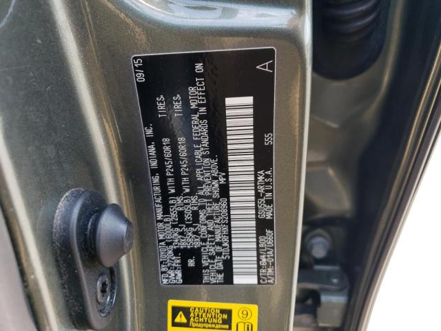 5TDJKRFHXFS208960 Toyota Highlander