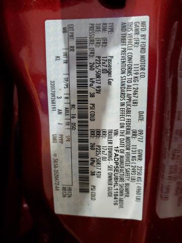 1FADP5EU8HL118416 Ford C-MAX SE