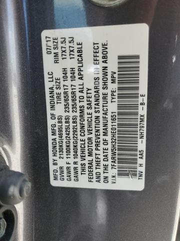 7FARW5H32HE011651 Honda CR-V LX