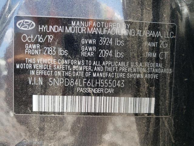 5NPD84LF6LH555043 Hyundai ELANTRA SE