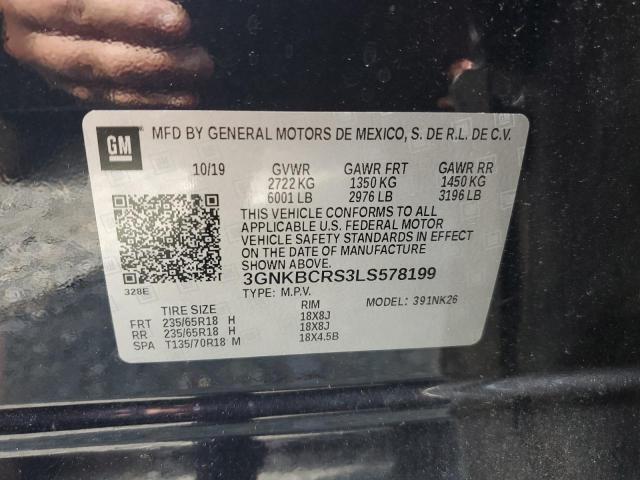 3GNKBCRS3LS578199 Chevrolet BLAZER 2LT