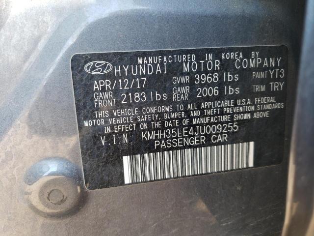 KMHH35LE4JU009255 Hyundai ELANTRA GT