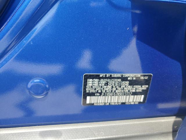 JF1VBAF67N9013712 Subaru WRX PREMIU