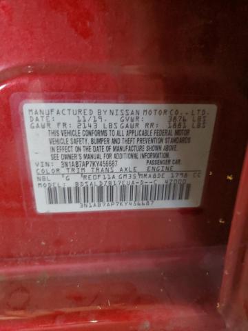 3N1AB7AP7KY456687 Nissan SENTRA S