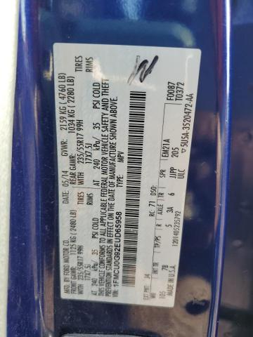 1FMCU0G92EUD65958 Ford ESCAPE SE
