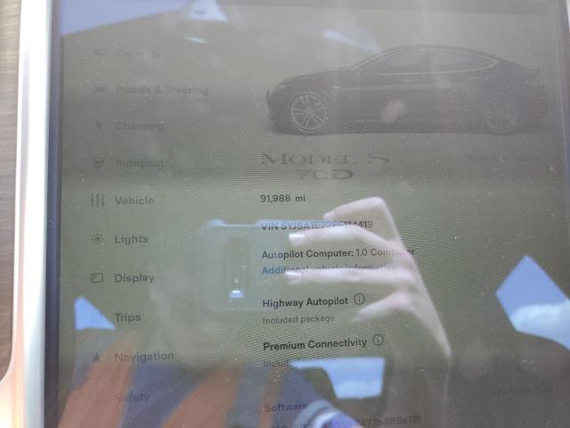 5YJSA1E22FF114419 Tesla MODEL S