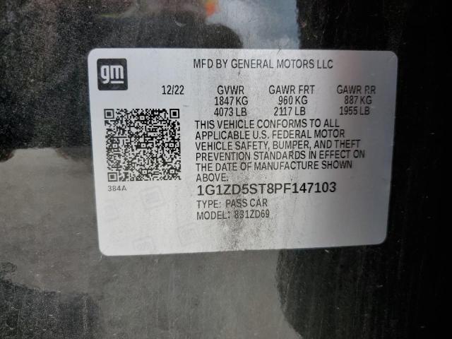 1G1ZD5ST8PF147103 Chevrolet MALIBU LT