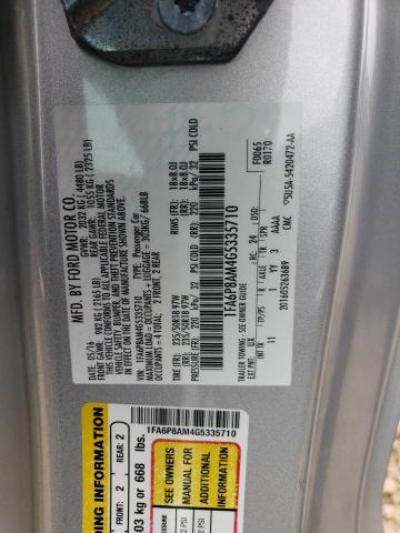 1FA6P8AM4G5335710 Ford Mustang