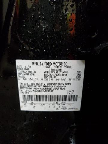 2FMDK3JC8EBA24327 Ford EDGE SEL