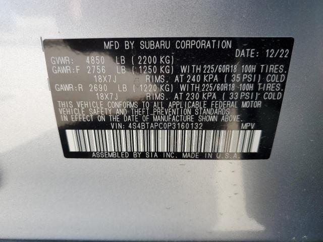 4S4BTAPC0P3160132 Subaru OUTBACK TO