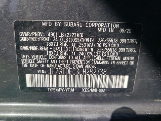 JF2GTDEC3LH282738 Subaru Crosstrek