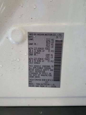 5N1AT2MV4HC885953 Nissan ROGUE SV