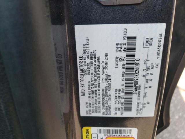 3FA6P0K93KR260810 Ford FUSION TIT