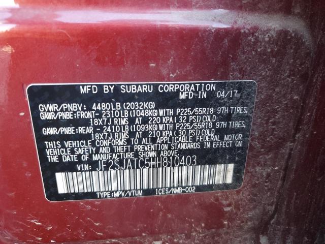 JF2SJATC5HH810403 Subaru FORESTER 2