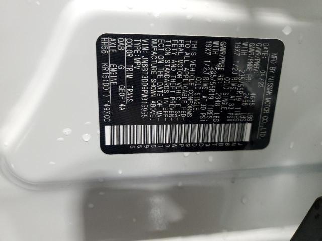 JN8BT3DD9PW315955 Nissan Rogue Plat