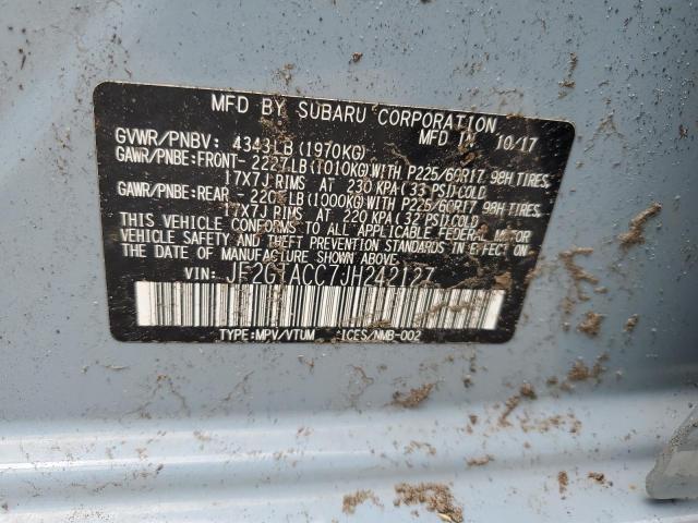 JF2GTACC7JH242127 Subaru Crosstrek