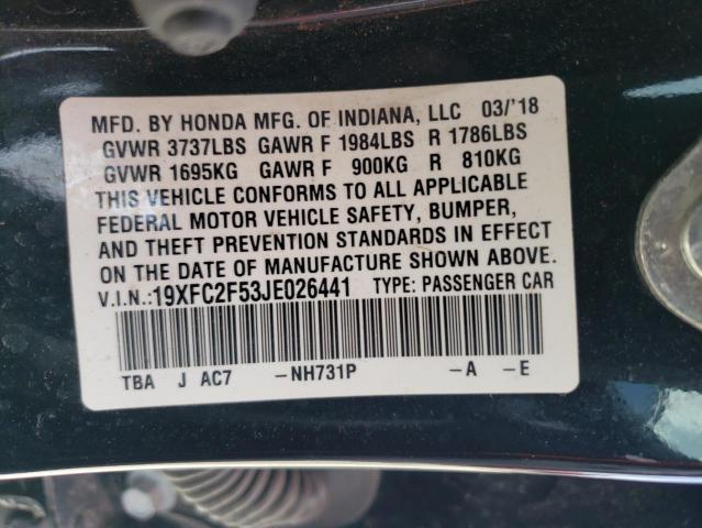 19XFC2F53JE026441 Honda Civic Lx
