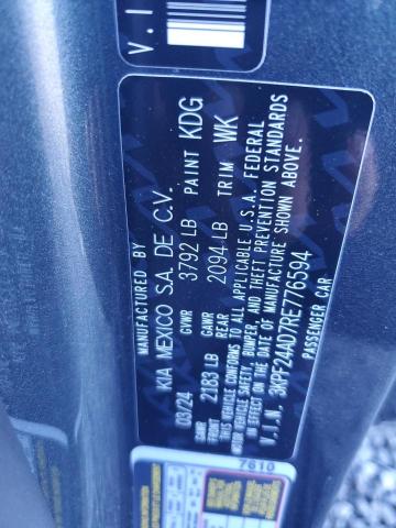 3KPF24AD7RE776594 KIA FORTE LX