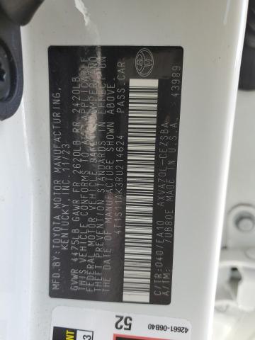 4T1S11AK3RU214624 Toyota Camry Se N