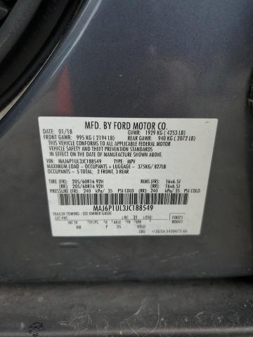 MAJ6P1UL3JC188549 Ford ECOSPORT S