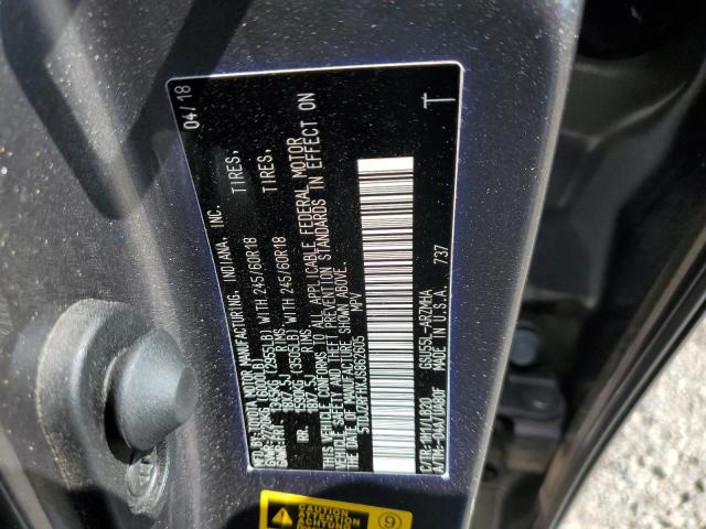 5TDJZRFHXJS862605 Toyota Highlander