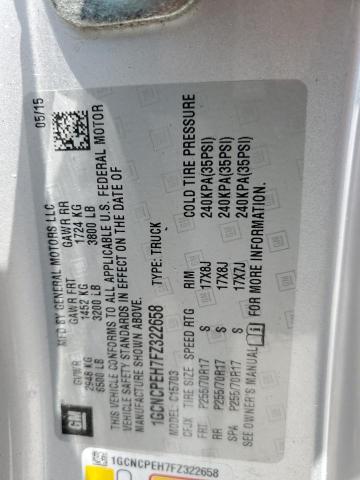 1GCNCPEH7FZ322658 Chevrolet Silverado