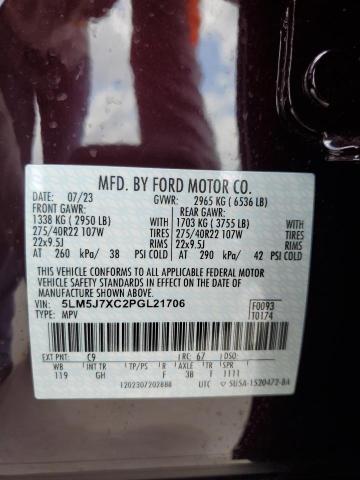 5LM5J7XC2PGL21706 Lincoln AVIATOR RE