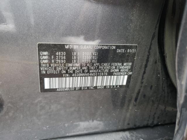 4S3BWAN64M3012876 Subaru LEGACY LIM
