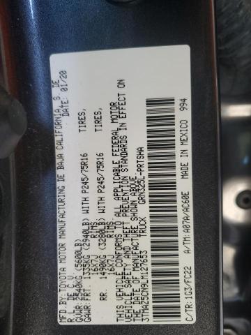 3TMAZ5CN9LM127653 Toyota TACOMA DOU