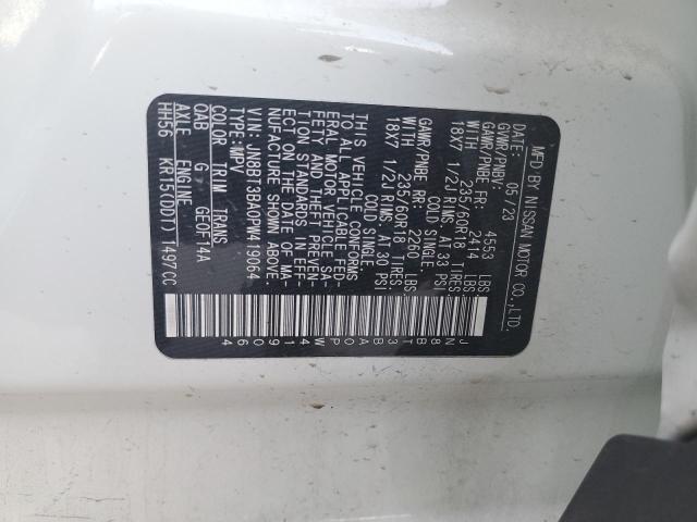 JN8BT3BA0PW419064 Nissan ROGUE SV