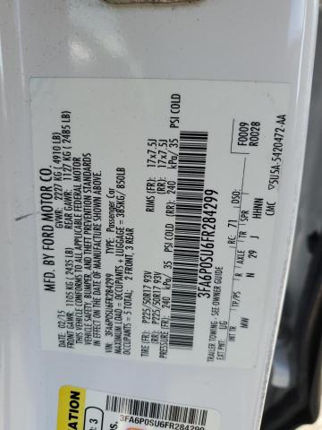 3FA6P0SU6FR284299 Ford 2015