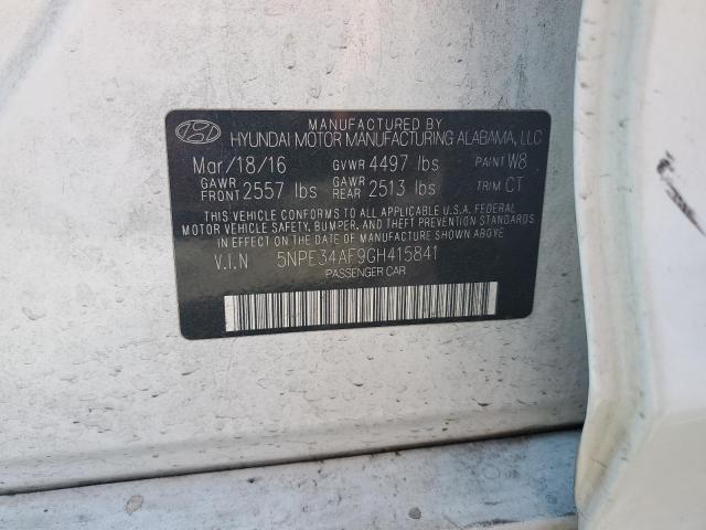 5NPE34AF9GH415841 Hyundai dohc gdi theta-ii