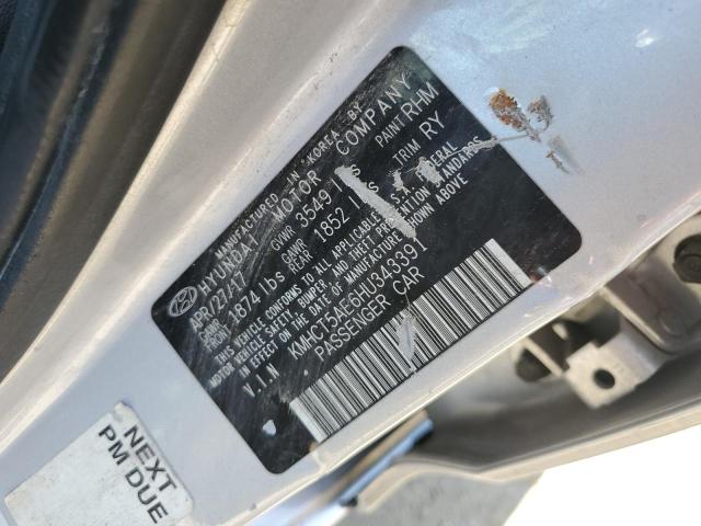 KMHCT5AE6HU343391 Hyundai 2017