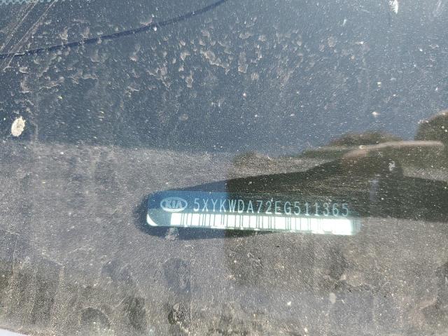 5XYKWDA72EG511365 KIA gasoline 3.3 v6 gdi lambda ii
