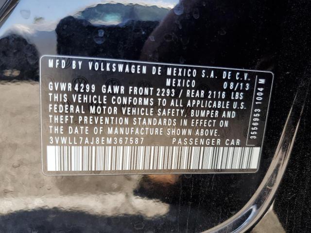 3VWLL7AJ8EM367587 Volkswagen 2014