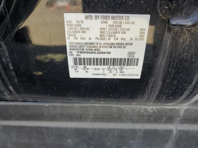 1FM5K8AB5LGD09159 Ford 2020