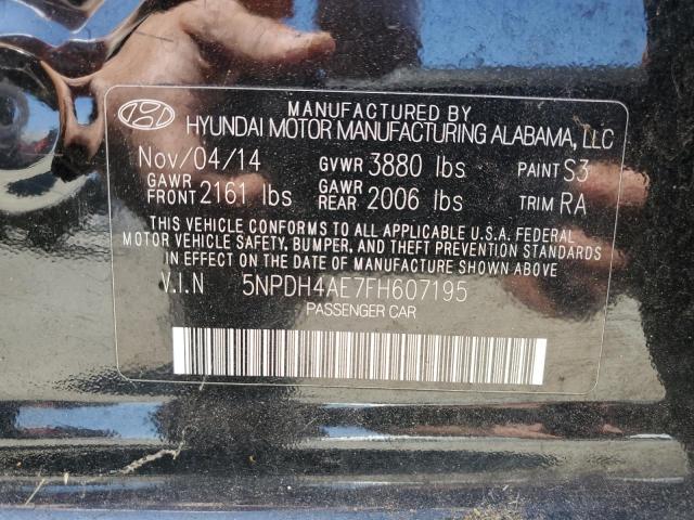 5NPDH4AE7FH607195 Hyundai dohc mpi nu