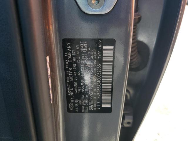 KM8J33A24GU052355 Hyundai 2016
